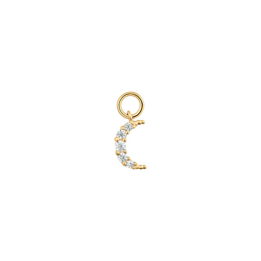 Gold Crescent Moon Charm