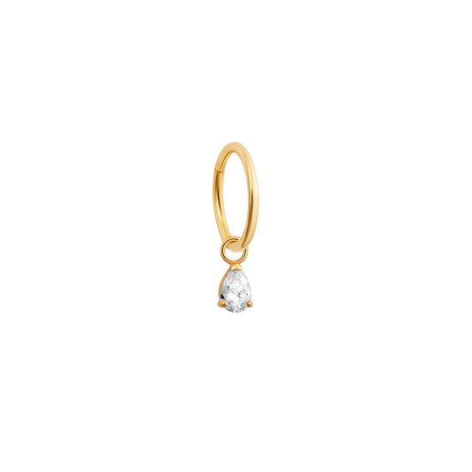 Gold Pear Charm